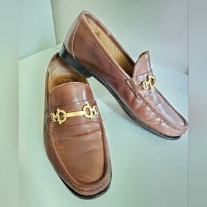 Bruno Magli Brown Leather Shoe. Size 8 M